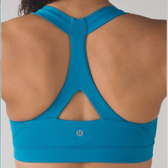 Lululemon Fast Lane Bra Indian Ocean - Picture 1 of 9